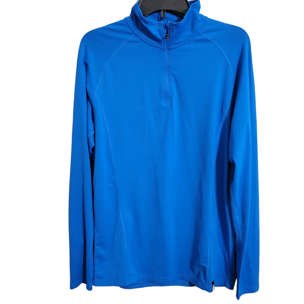 REI Co-op Royal Blue Performance Quarter Zip Pullover